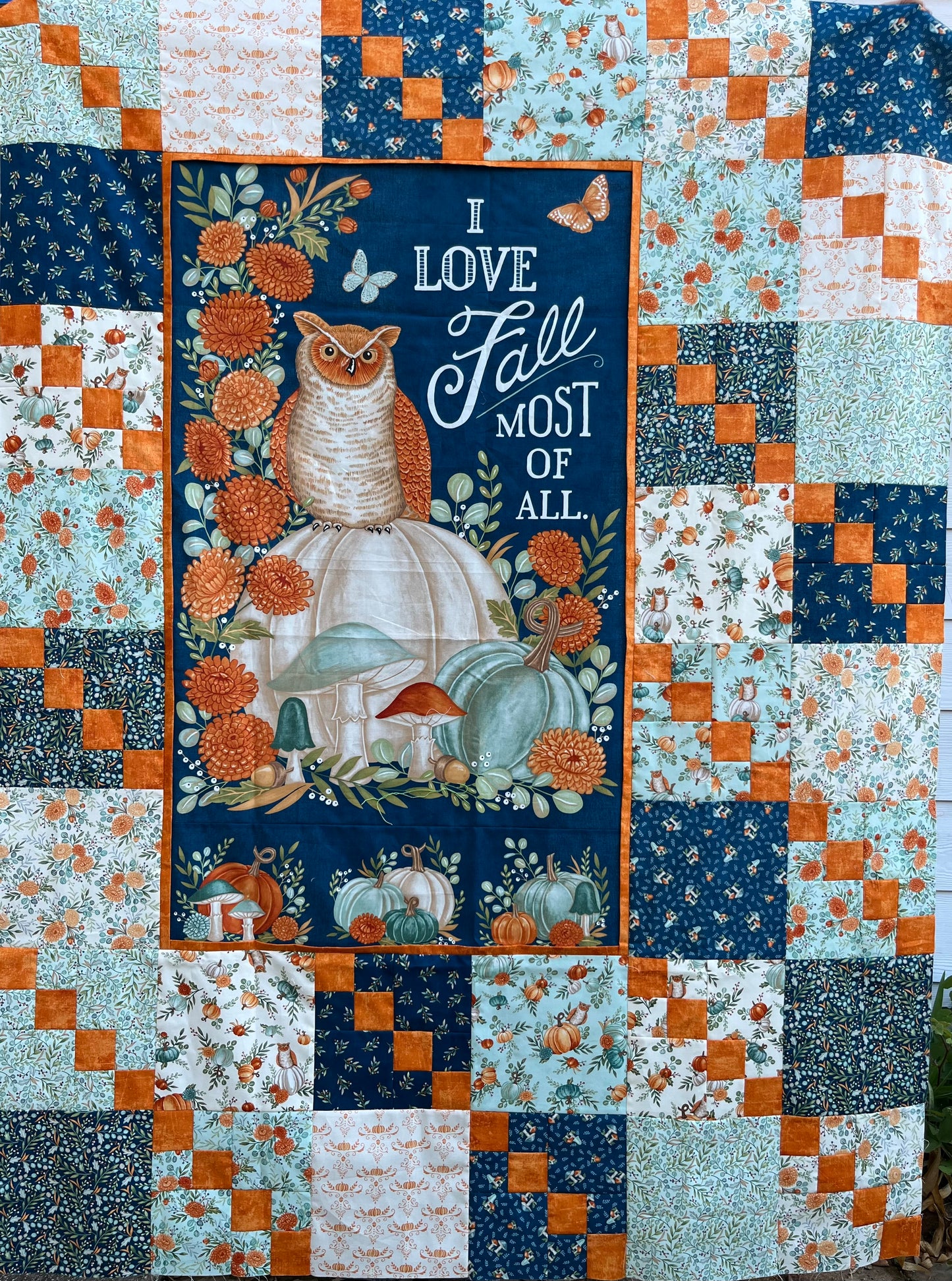 Morning Spring I Love Fall Most of All 48"x64"