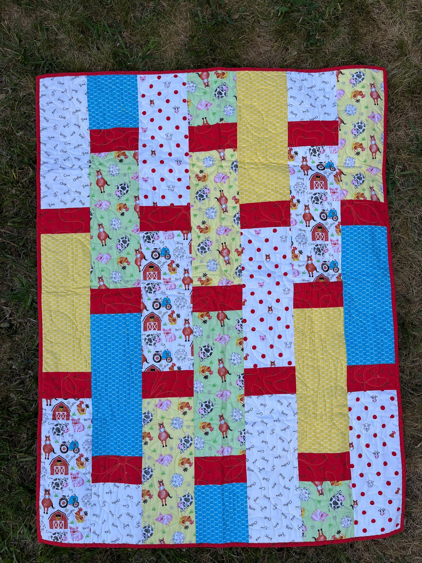 QUILT Augustina Coloring on the farm