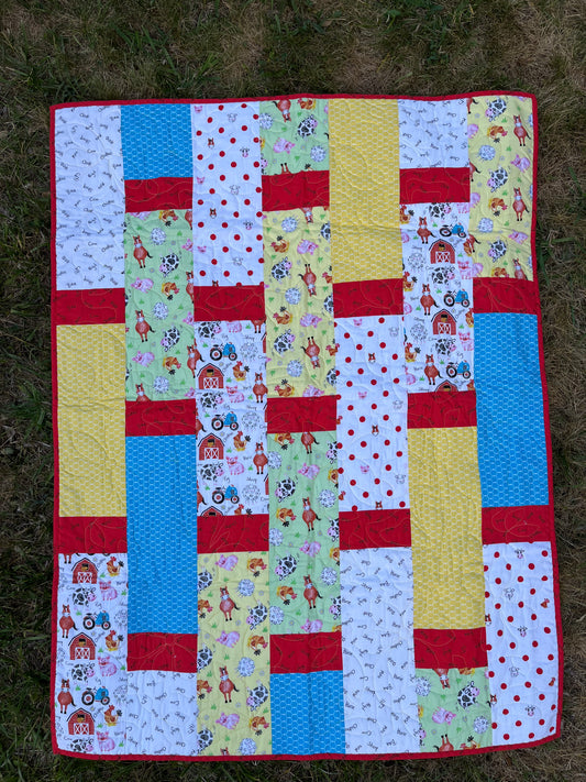 QUILT Augustina Coloring on the farm