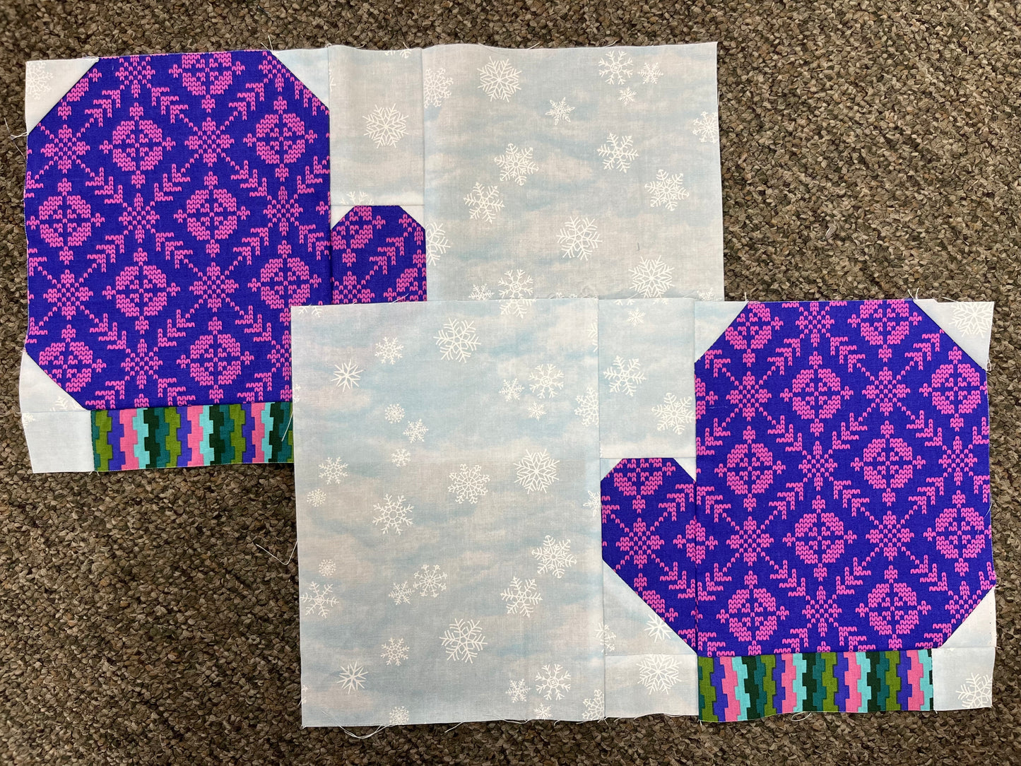 WOOLLY MITTEN SNACK MAT 8”x14”