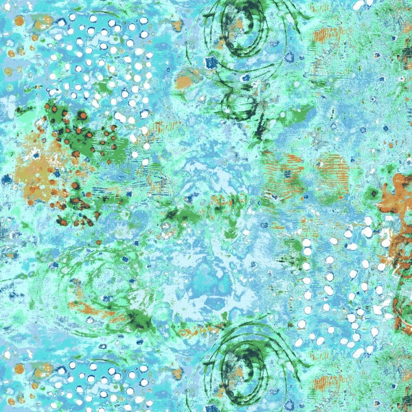 SPOTTED GRAFFITI sea glass