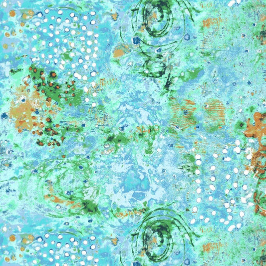 SPOTTED GRAFFITI sea glass