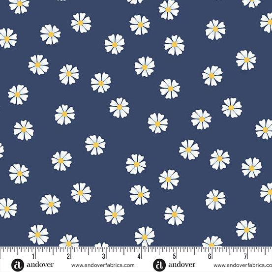 OH SAY CAN YOU SEW Dancing Daisies navy