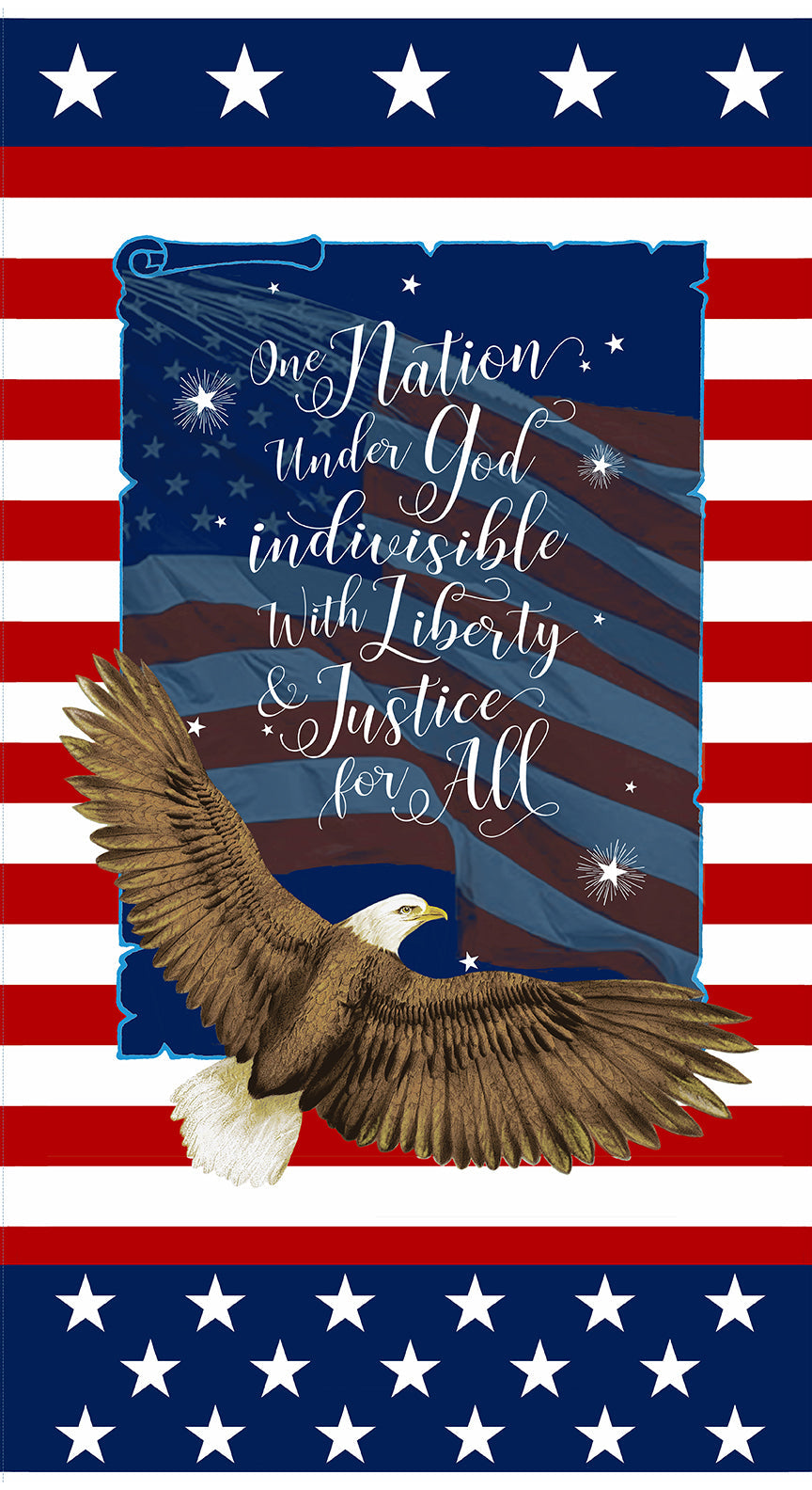 ONE NATION Panel multi 24"x44"