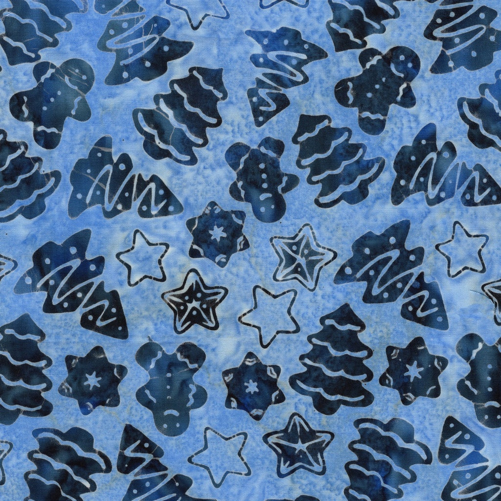 FROSTED WISHES Christmas Cookies blue powder