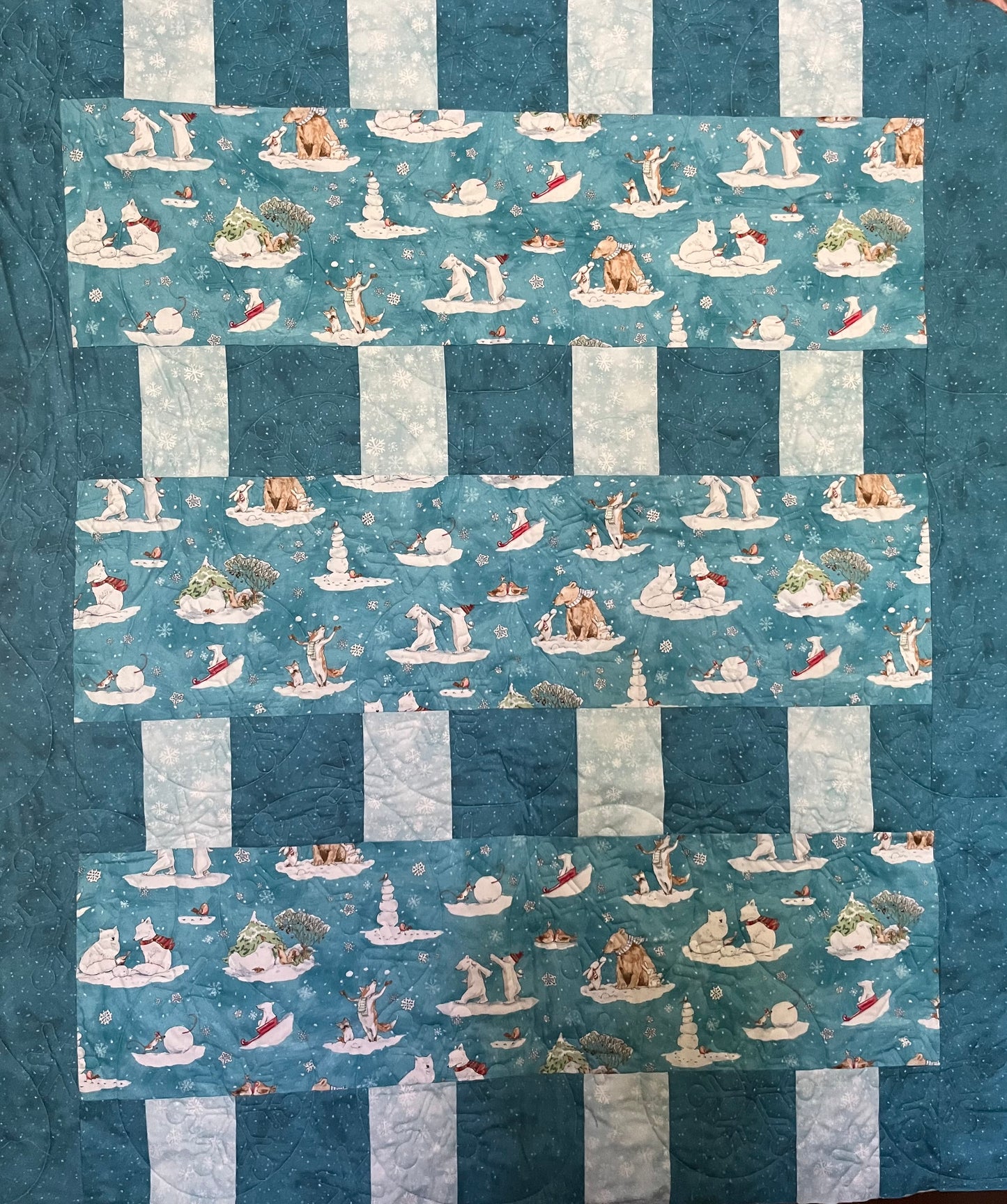 TRES LECHES Snowtime 48"x57"