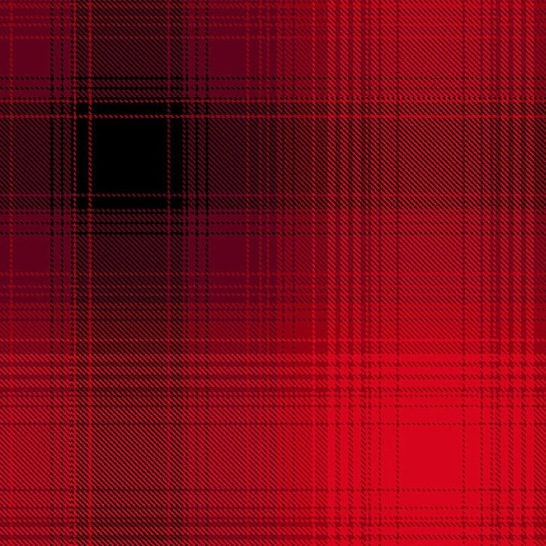 BELIEVE Ombre Plaid red