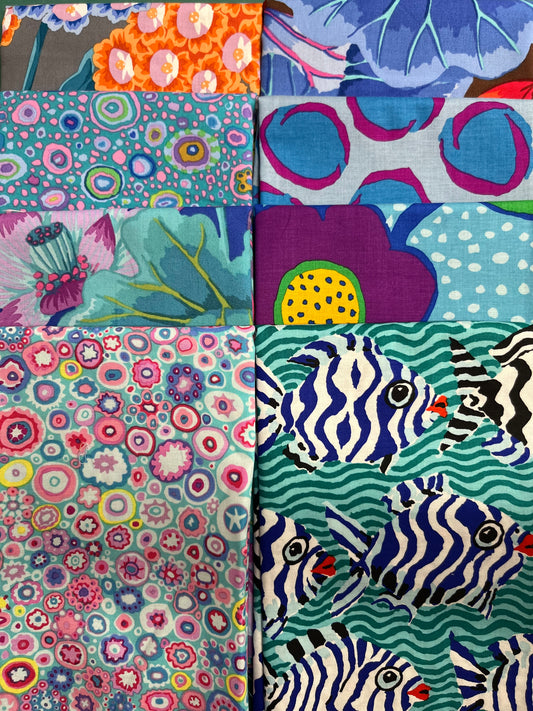 Kaffe Aug '25 Aqua 8 Fat Quarters