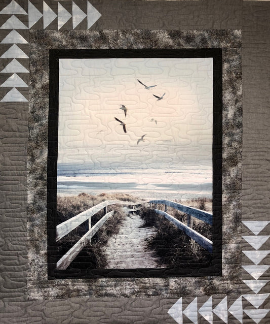 BEACH WALK Hoffman Atlantic  56"x 68"