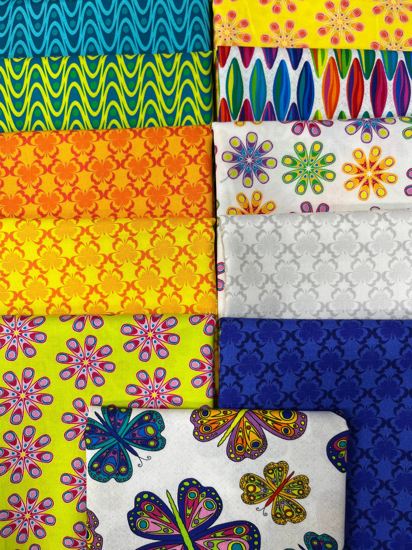 KALEIDOSCOPE White 11 Half Yards