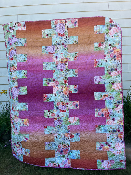QUILT Creme Fraiche Misty Garden