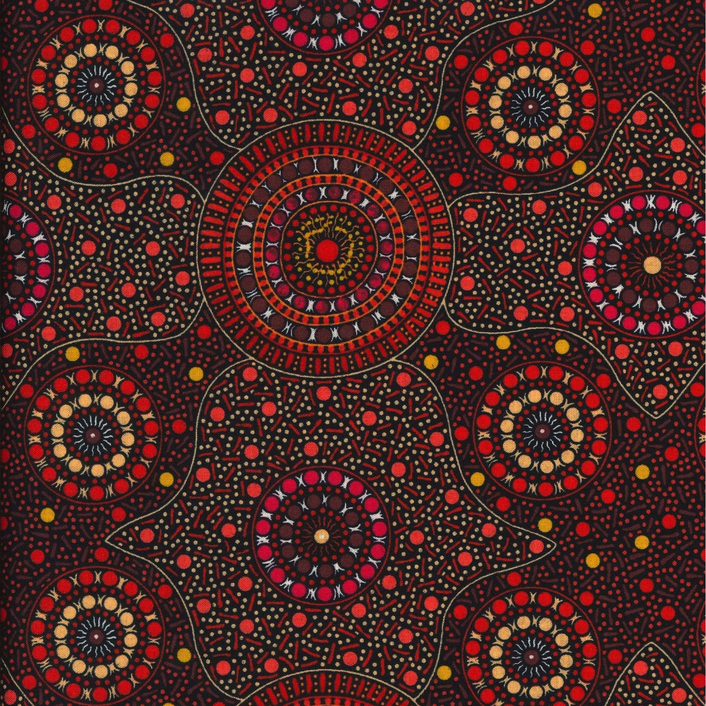 AUSTRALIAN Waterhole and Riverbed flame orange