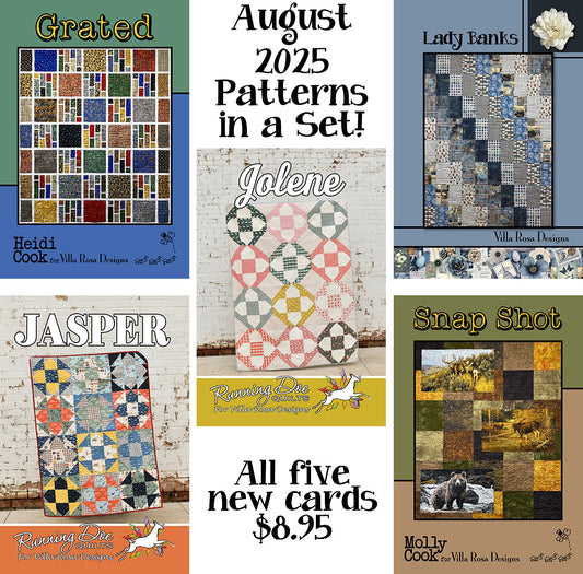 Aug 2025 SET of 5 CARDS