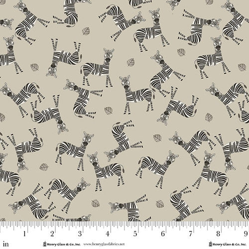 JUNGLE ROMP Tossed Zebra beige