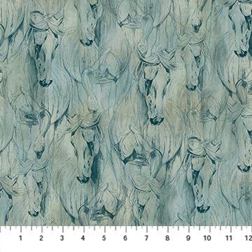 SPIRITED 24643-64 Light Teal - 1 yd REMNANT