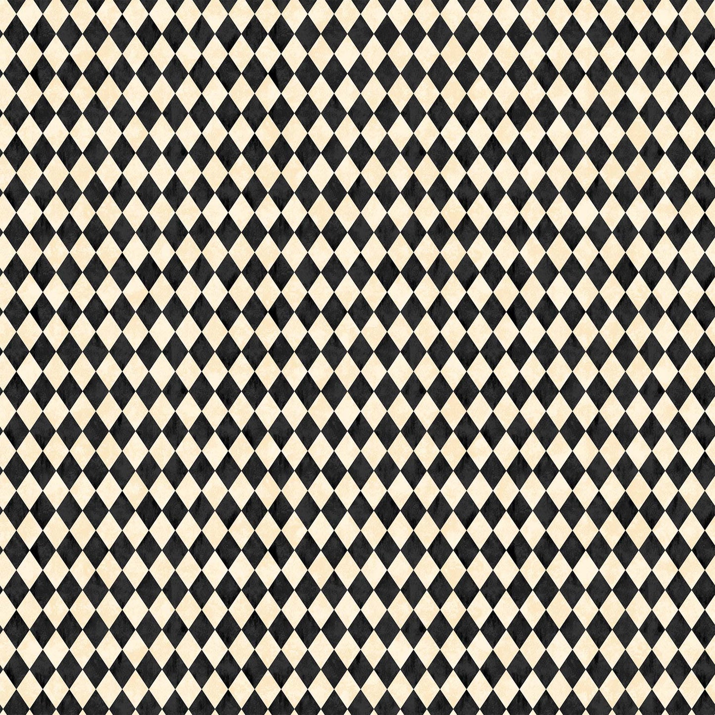 HALLOWS EVE Harlequin cream black