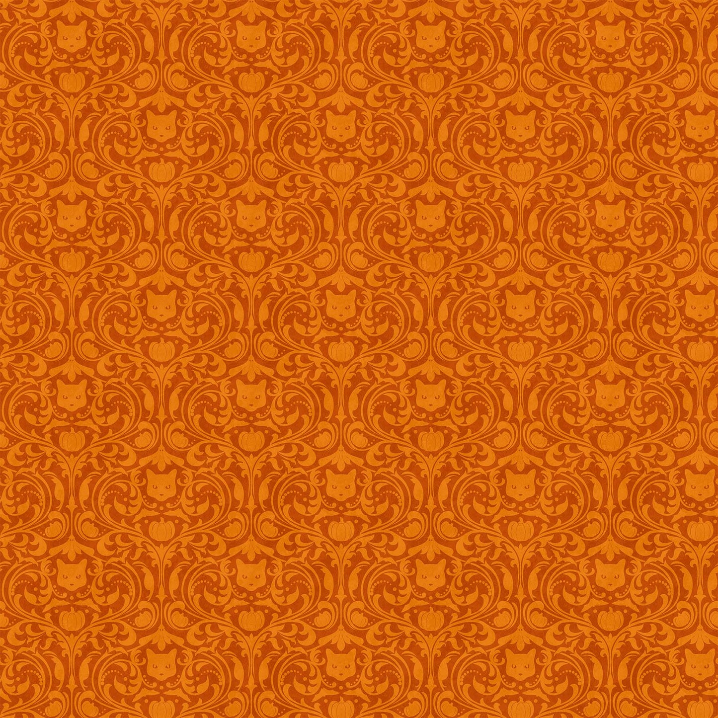 HALLOWS EVE Damask orange