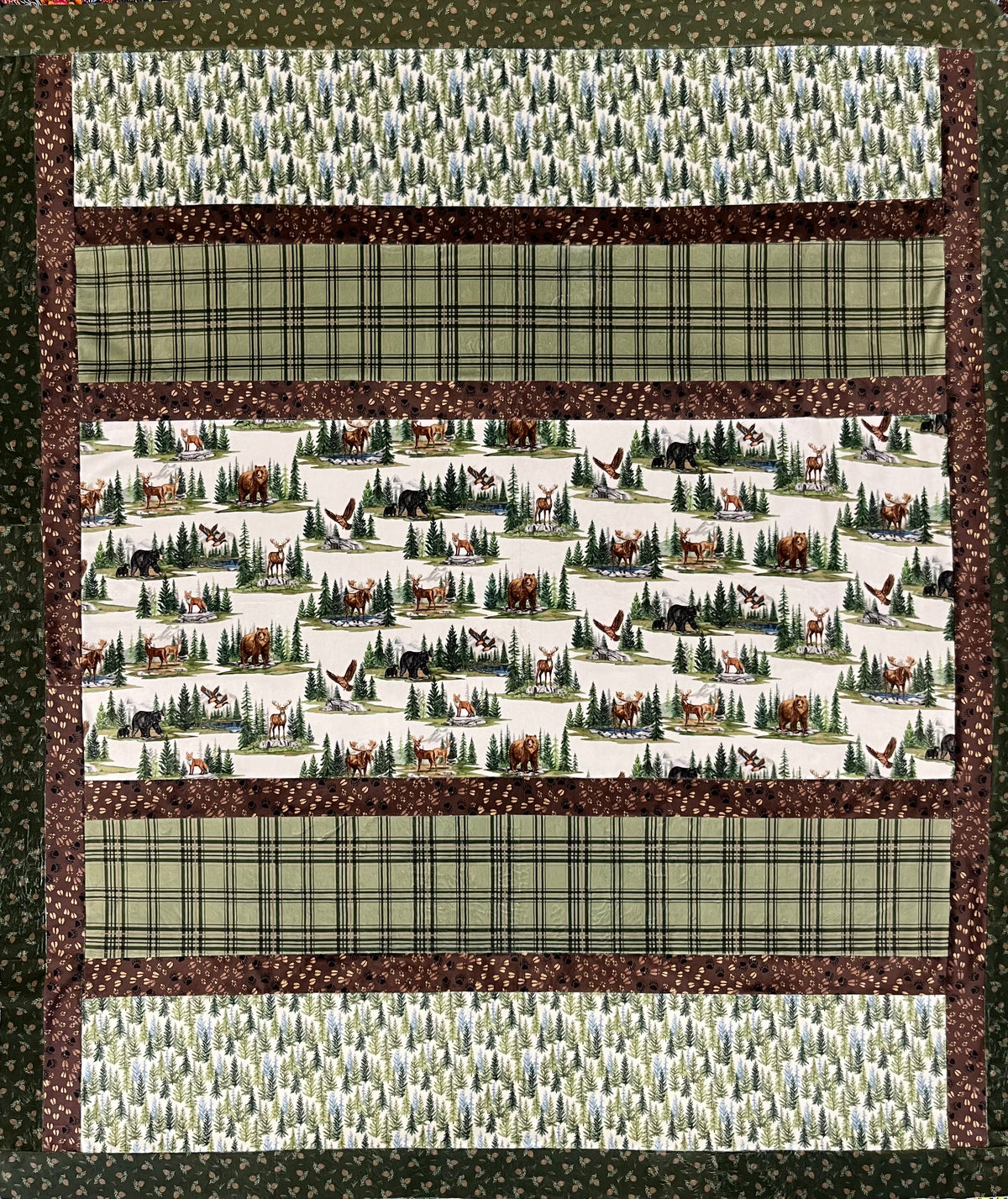 PUMPKIN PIE Northwoods Cuddle 49"x60"