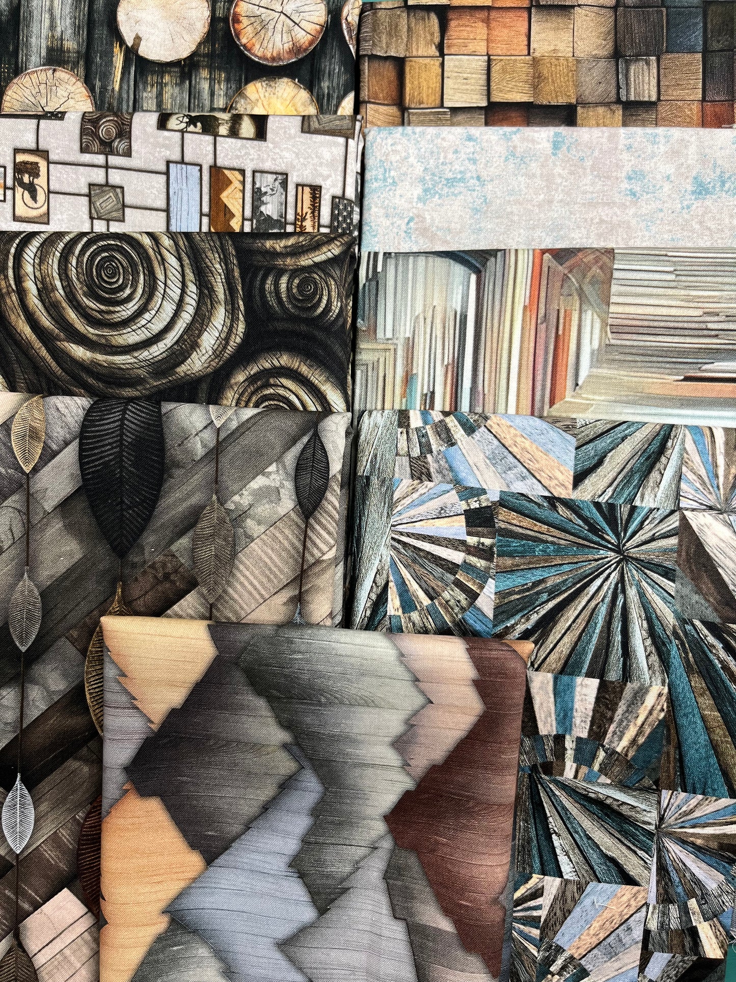 OUT OF THE WOODWORK 9 Fat Quarters