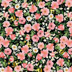 FLORA & THE FOX Floral black