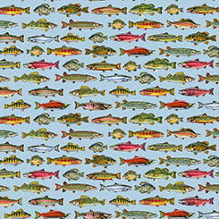 THE LURE OF FISHING Fish Set blue