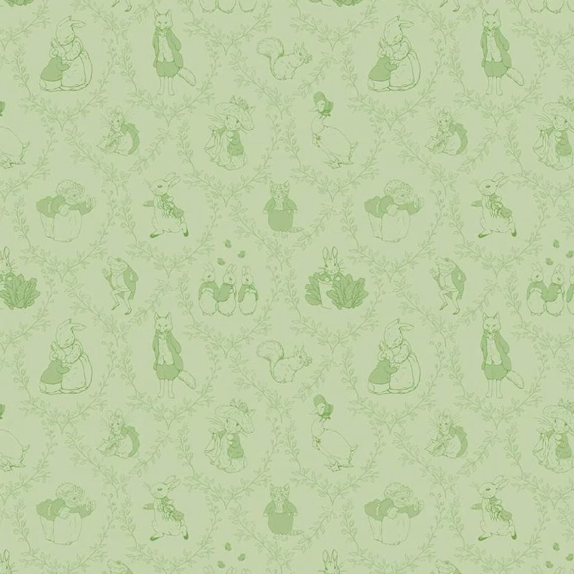 PETER RABBIT & FRIENDS Toile fern