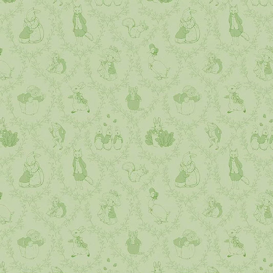 PETER RABBIT & FRIENDS Toile fern