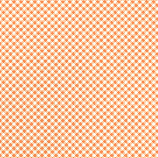 THE SECRET LIFE OF SQUIRRELS III Diagonal Plaid orange