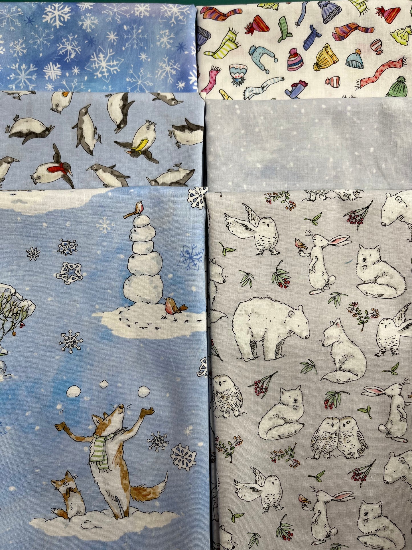 Snowtime 6 Fat Quarters