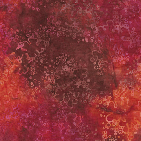 FOREST FLORA Lichen multi burgundy pink