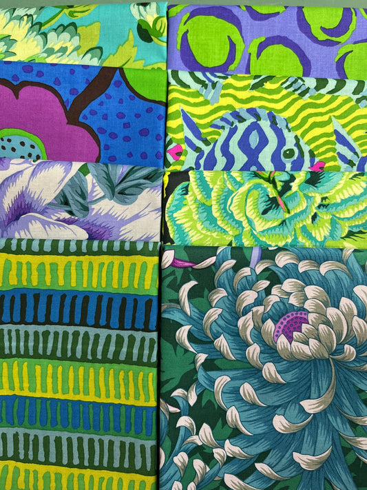 Kaffe Aug '25 Green 8 Fat Quarters