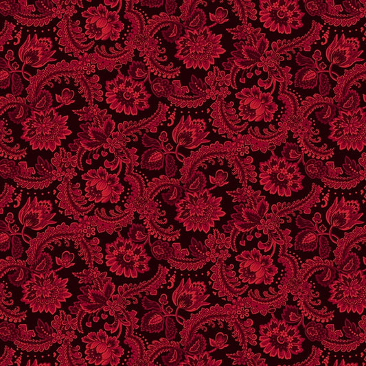 SCRAP BASKET FAVORITES Fancy Foulard cranberry