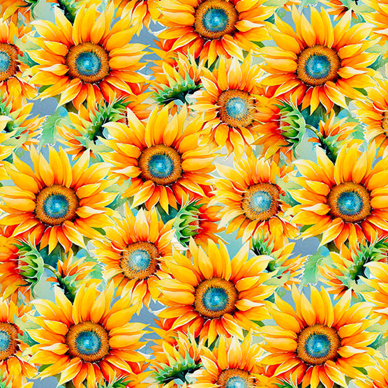 HUMMINGBIRD BOUQUET Sunflower Jewels yellow