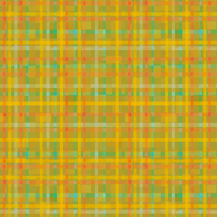 FUR-EVER FRIENDS Playful Plaid yellow