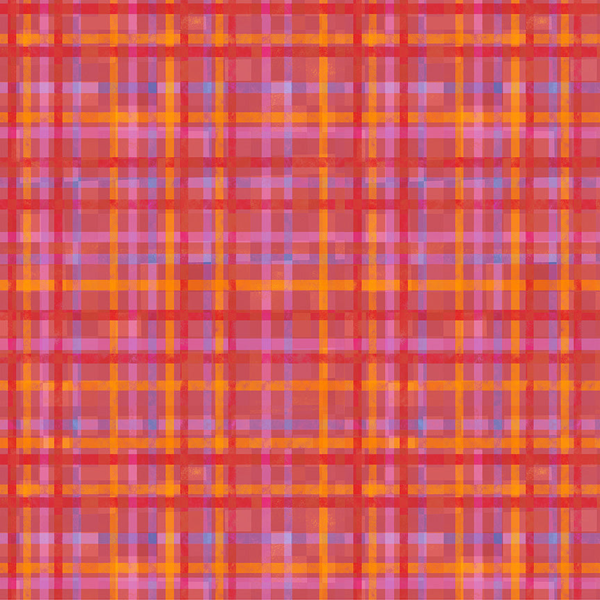 FUR-EVER FRIENDS Playful Plaid red