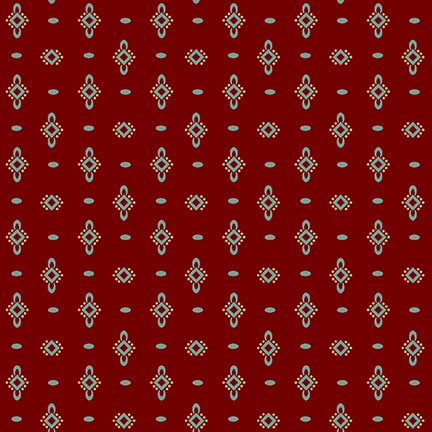 SCRAP BASKET FAVORITES Dotted Shirting cranberry