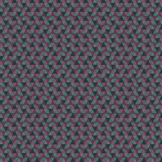 INTO THE WILD Triangles plum/turquoise