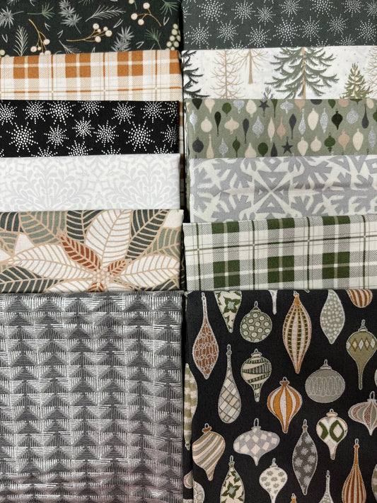 Snowfall 12 Fat Quarters