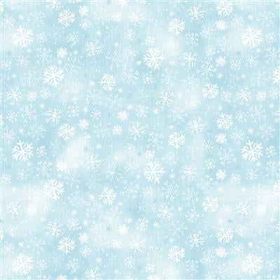 SNOWTIME Snowflakes light aqua