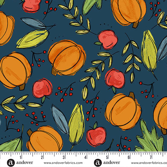 HARVEST HOME Bountiful Harvest navy