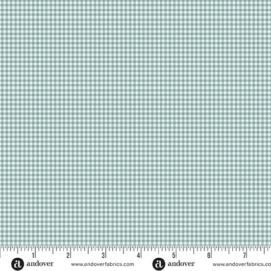 LITTLE ONES Gingham teal