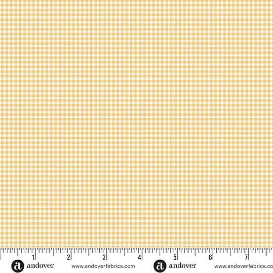 LITTLE ONES Gingham yellow