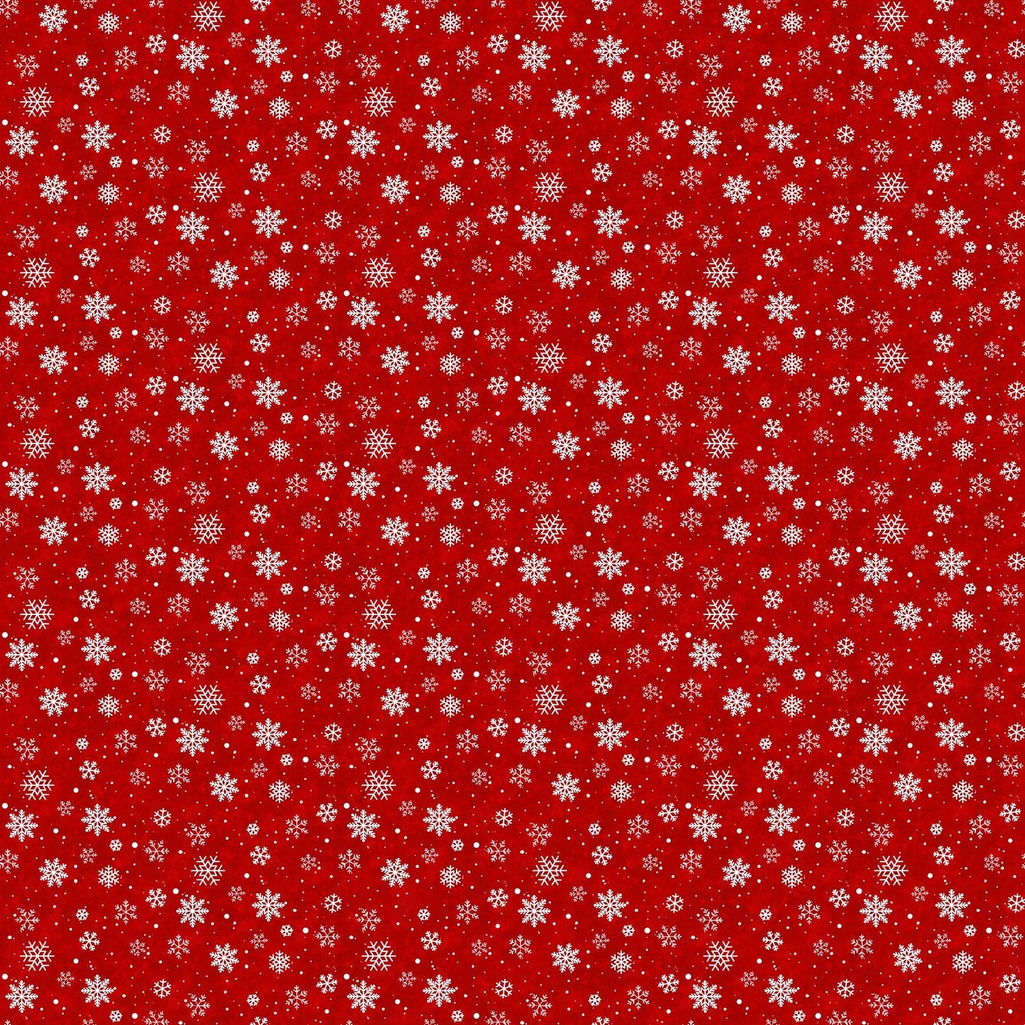 'TWAS THE NIGHT BEFORE CHRISTMAS Snowflakes red