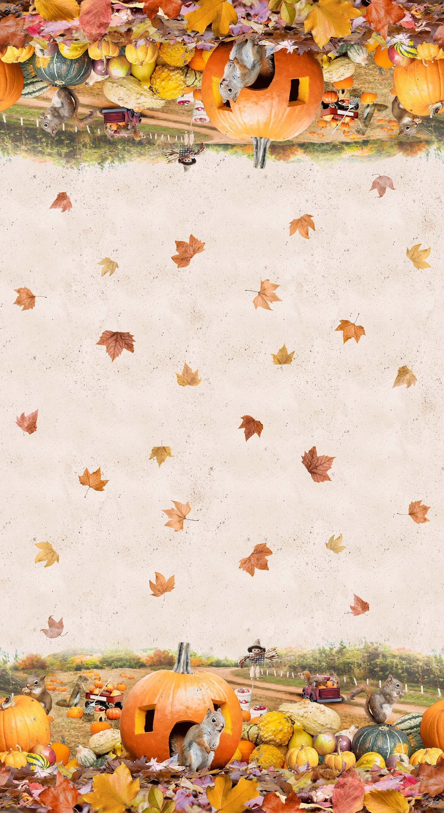 THE SECRET LIFE OF SQUIRRELS III Double Border multi color