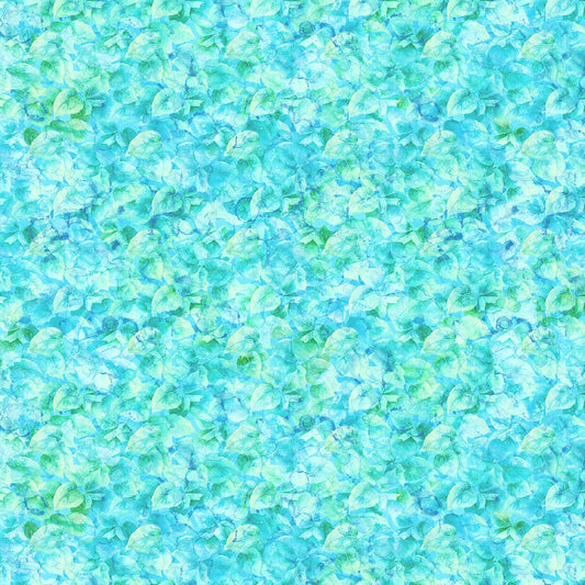 CONCERTO Packed Leaves green/turquoise