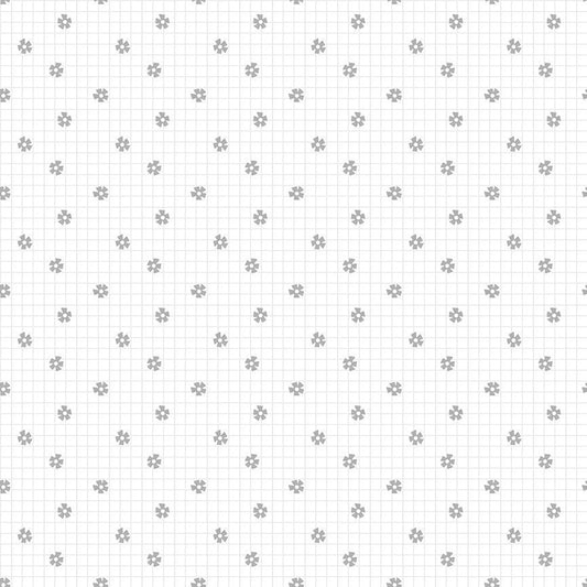 QUIET RIOT Flower Grid white