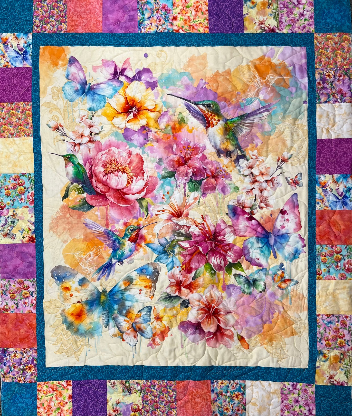 PUPPY LOVE Flight of Fancy 45"x54"