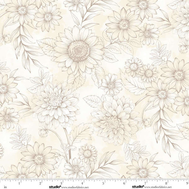 BASKETS OF AUTUMN BLESSINGS Tonal cream