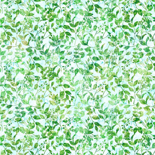 CONCERTO Trailing Leaves pale blue/green