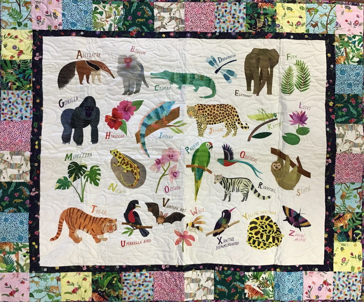QUILT Puppy Love Jungle Menagerie